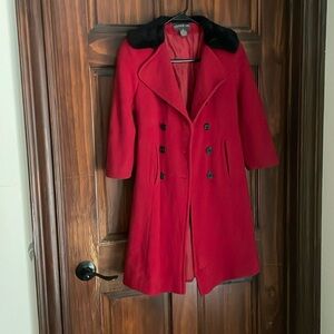 Wool Coat by Copper Key. Size 8 or XS size.  Comes with a matching wool hat.